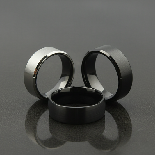 Collection of Tungsten wedding  rings